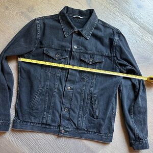 3sixteen Black Denim Jacket Washed 222x Size XXL